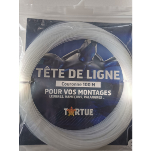 100m Tortue Rouleau Cristal Leader 1,4mm - 194lbs