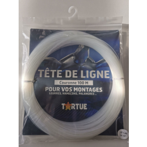 100m Tortue Rouleau Cristal Leader 1,8mm - 294lbs